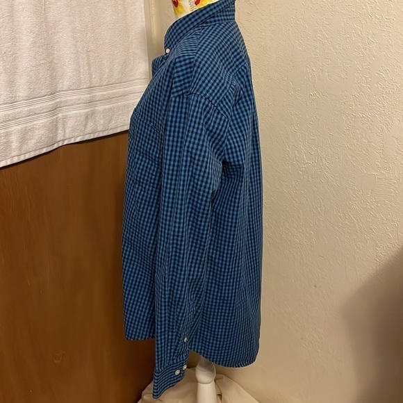 Size Large ~ IZOD ~Men's Long Sleeved Button Down Pocket Shirt - Picture 6 of 12